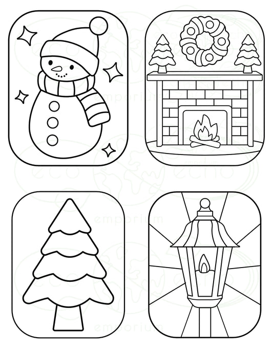 • Kids Coloring Book Stickers • Seasonal Stickers • Medium